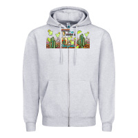 Heather Grey mama cita needs a margarita Zipper Hoodie - JahusDesignShop