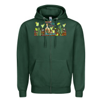 Sports Green mama cita needs a margarita Zipper Hoodie - JahusDesignShop
