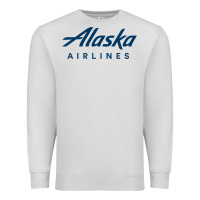 Dove Grey Alaska Airlines Premium Sweatshirt - artisFamous