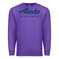 Purple Alaska Airlines Premium Sweatshirt - artisFamous