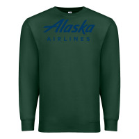 Sports Green Alaska Airlines Premium Sweatshirt - artisFamous