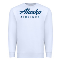 White Alaska Airlines Premium Sweatshirt - artisFamous