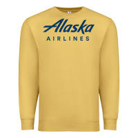 Antique Gold Alaska Airlines Premium Sweatshirt - artisFamous