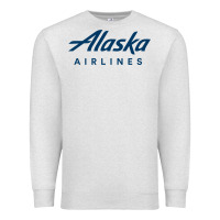Oatmeal Heather Alaska Airlines Premium Sweatshirt - artisFamous