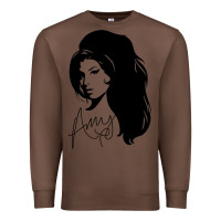 Chestnut Amy Winehouse Premium Sweatshirt - artisFamous