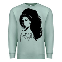 Seafoam Amy Winehouse Premium Sweatshirt - artisFamous