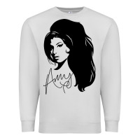 Dove Grey Amy Winehouse Premium Sweatshirt - artisFamous