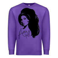 Purple Amy Winehouse Premium Sweatshirt - artisFamous