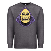 Charcoal Heather Vintage Skeletor Premium Sweatshirt - artisFamous