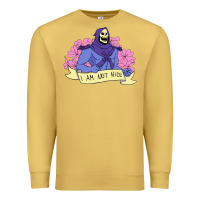 Antique Gold Vintage Skeletor ı am not nice Premium Sweatshirt - artisFamous