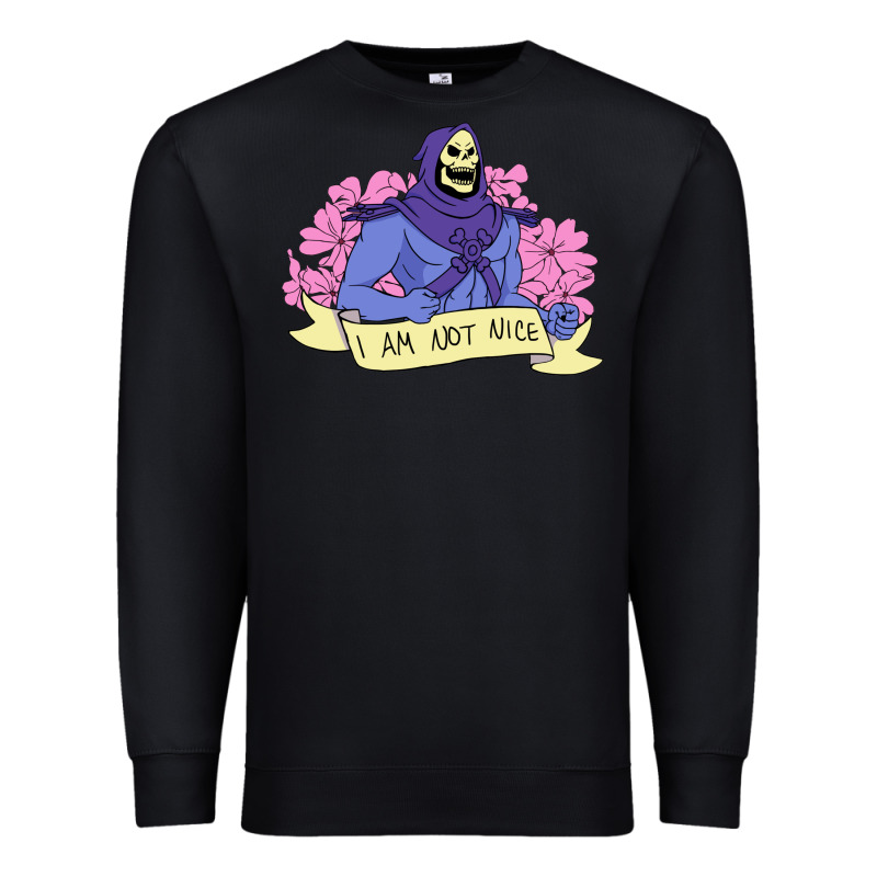 Vintage Skeletor ı Am Not Nice Premium Sweatshirt by artisFamous | Teevron