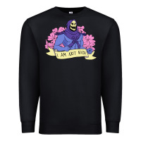 Black Vintage Skeletor ı am not nice Premium Sweatshirt - artisFamous