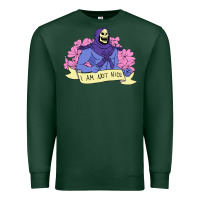 Sports Green Vintage Skeletor ı am not nice Premium Sweatshirt - artisFamous