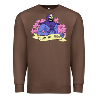 Chestnut Vintage Skeletor ı am not nice Premium Sweatshirt - artisFamous