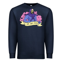 Navy Vintage Skeletor ı am not nice Premium Sweatshirt - artisFamous