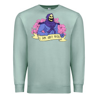 Seafoam Vintage Skeletor ı am not nice Premium Sweatshirt - artisFamous