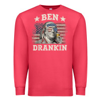 Cardinal Ben Drankin 4th of July Patriotic Funny T-Shirt Premium Sweatshirt - artisFamous