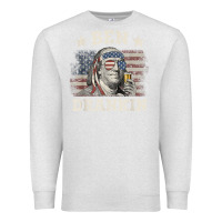 Oatmeal Heather Ben Drankin 4th of July Patriotic Funny T-Shirt Premium Sweatshirt - artisFamous