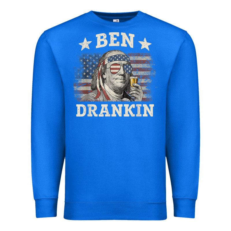 Ben Drankin 4th Of July Patriotic Funny T-shirt Premium Sweatshirt by artisFamous | Teevron