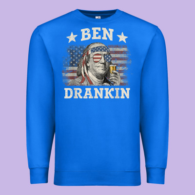 Ben Drankin 4th Of July Patriotic Funny T-shirt Premium Sweatshirt Designed By Artisfamous