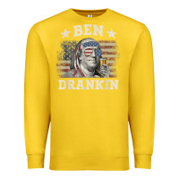 Lemon Ben Drankin 4th of July Patriotic Funny T-Shirt Premium Sweatshirt - artisFamous