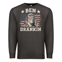 Smoke Ben Drankin 4th of July Patriotic Funny T-Shirt Premium Sweatshirt - artisFamous