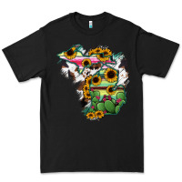 Black Cowhide Michigan map Premium Tee - RanaPortraitStore