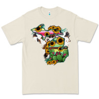 Bone Cowhide Michigan map Premium Tee - RanaPortraitStore