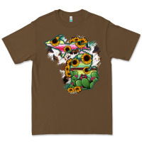 Cacao Cowhide Michigan map Premium Tee - RanaPortraitStore