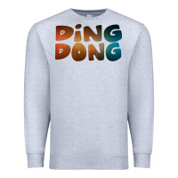 Heather Grey ding dong new Premium Sweatshirt - artisFamous