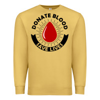 Antique Gold donate blood save lives blood donor Premium Sweatshirt - artisFamous