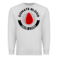 Dove Grey donate blood save lives blood donor Premium Sweatshirt - artisFamous