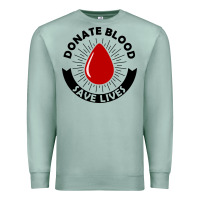Seafoam donate blood save lives blood donor Premium Sweatshirt - artisFamous