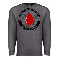Charcoal Heather donate blood save lives blood donor Premium Sweatshirt - artisFamous