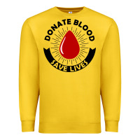 Lemon donate blood save lives blood donor Premium Sweatshirt - artisFamous