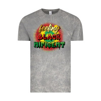 Cloud Rock feeling blacknificent Vintage Tee - FaDigitalArtStudio