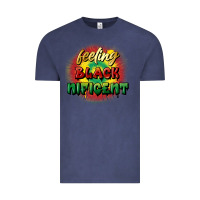 Vintage Denim feeling blacknificent Vintage Tee - FaDigitalArtStudio