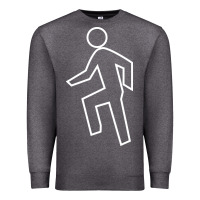 Charcoal Heather everyday im shufflin Premium Sweatshirt - artisFamous