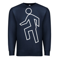 Navy everyday im shufflin Premium Sweatshirt - artisFamous