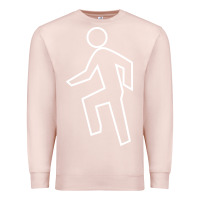 Pale Pink everyday im shufflin Premium Sweatshirt - artisFamous