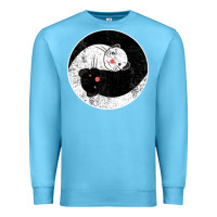 Ocean Blue ferret harmony Premium Sweatshirt - artisFamous