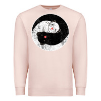 Pale Pink ferret harmony Premium Sweatshirt - artisFamous