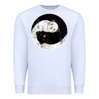 White ferret harmony Premium Sweatshirt - artisFamous