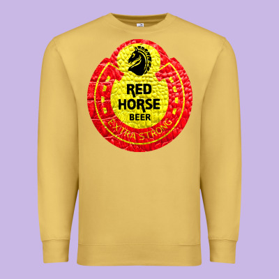 Red Horse Premium Sweatshirt Designed By Artisfamous
