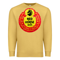 Antique Gold red horse Premium Sweatshirt - artisFamous