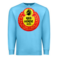 Ocean Blue red horse Premium Sweatshirt - artisFamous