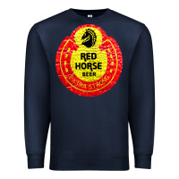 Navy red horse Premium Sweatshirt - artisFamous