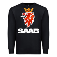 Black saab Premium Sweatshirt - artisFamous