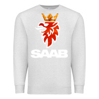Oatmeal Heather saab Premium Sweatshirt - artisFamous