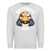 Dove Grey anime gym Premium Sweatshirt - artisFamous